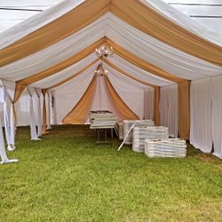 Tent Draping Chiavary Chairs