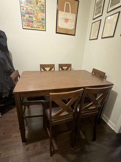 Lashbrook 6 person dining set