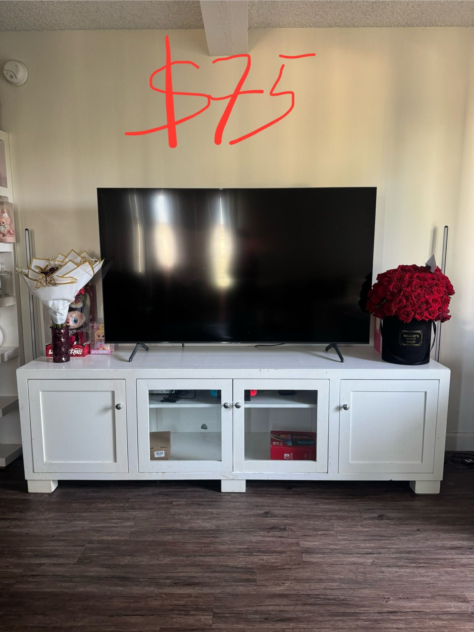 White TV Table