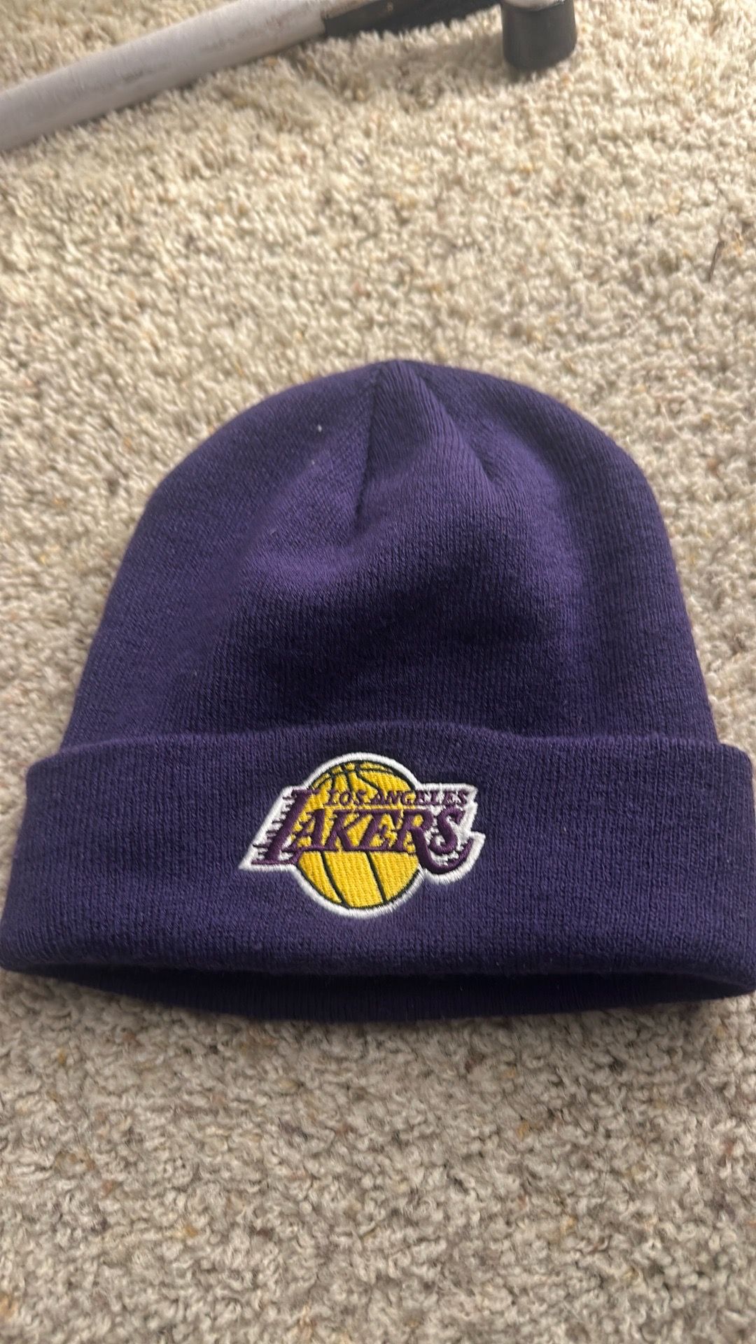 lakers beanie