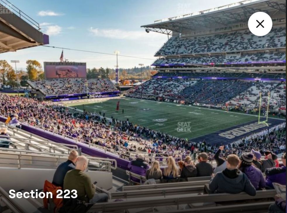 2 UW Football Tickets 8/31