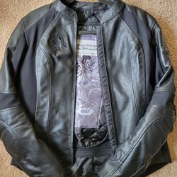 Women's Leather Motorcycle Jacket