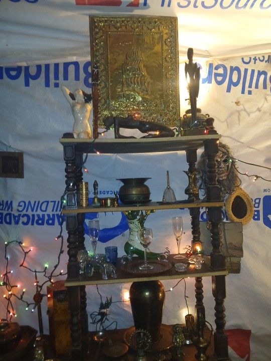 Brass, Silver & Glass