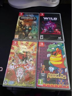 Lot of 4 New Sealed Nintendo Switch Games