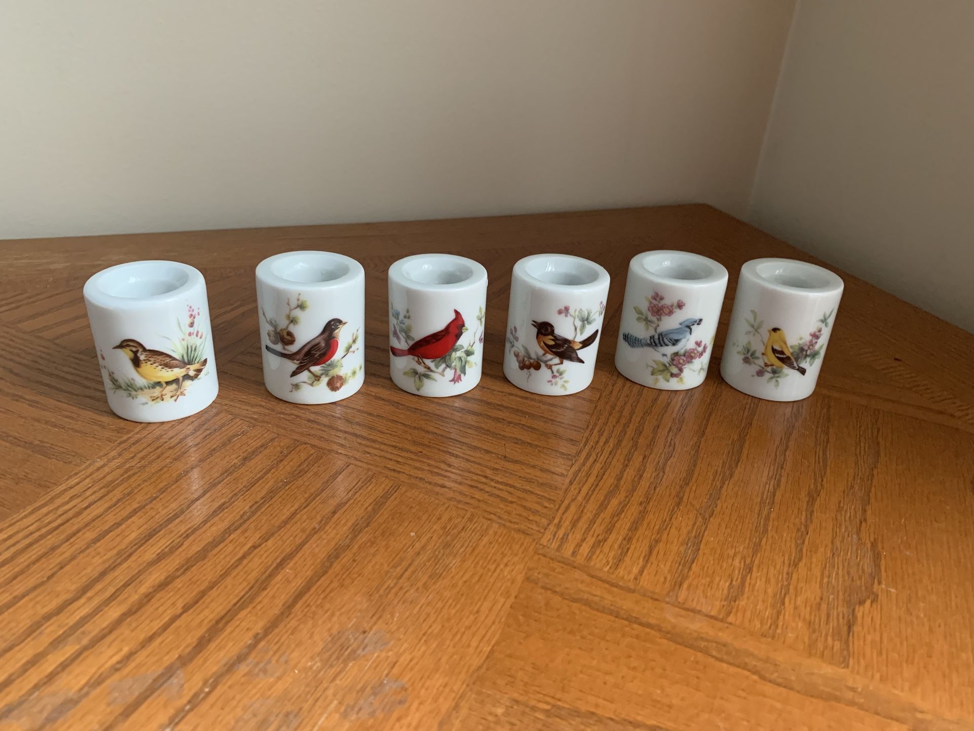 Bird Candleholders (qty 6)