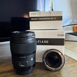 Sigma 35mm F1.4 DG HSM Art lens