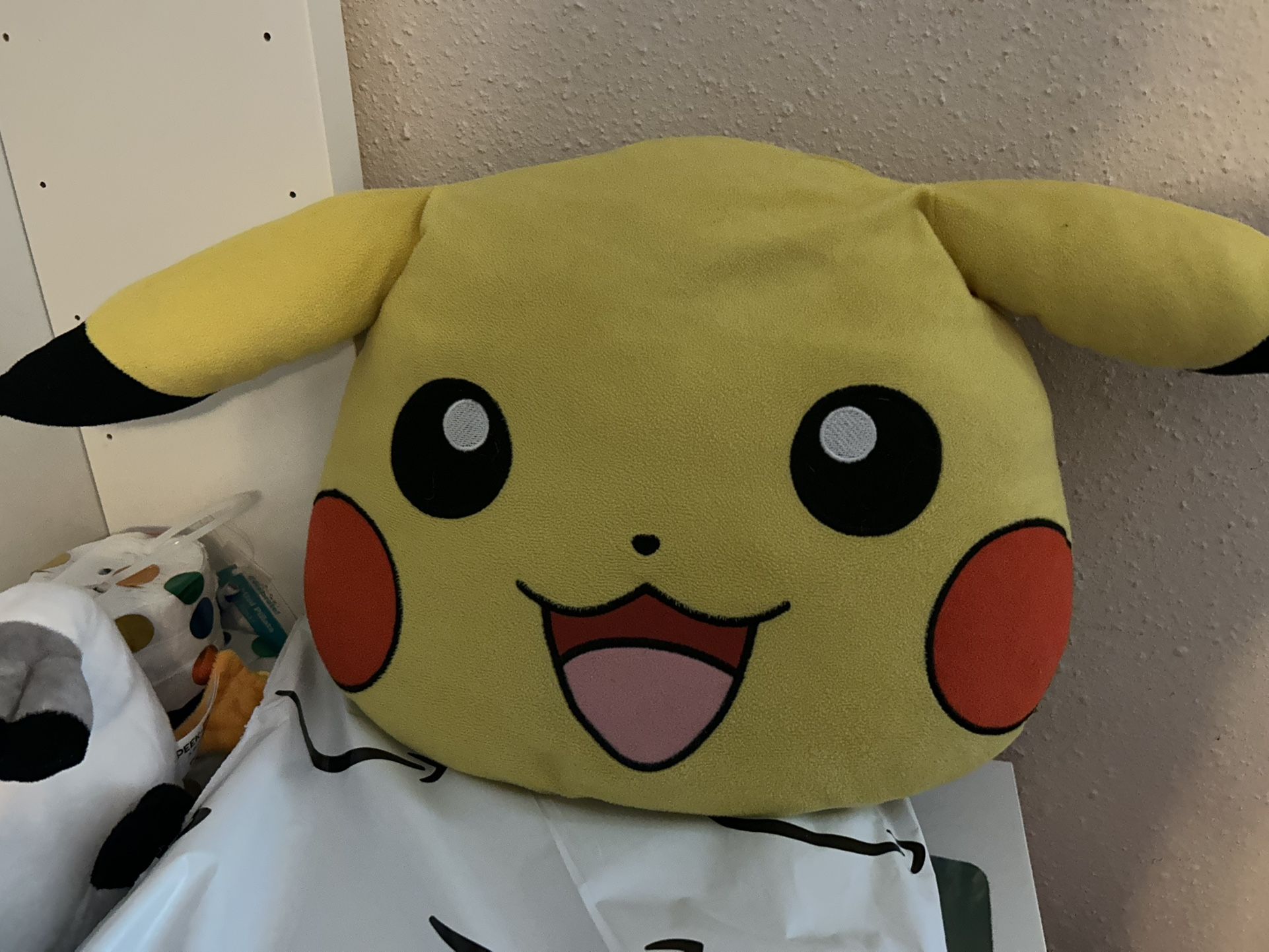 Yellow Pokemon plushie
