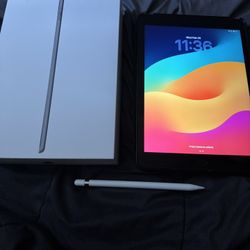 iPad 9th Gen 64GB Bundle – Pencil + Case + Box