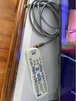 JVC DVD player w/ remote and S-video cable