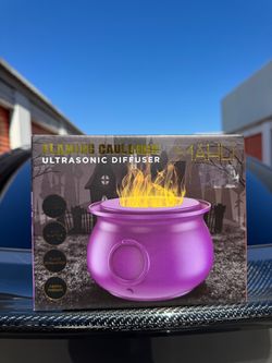 Halloween Flaming Cauldron Ultrasonic Diffuser