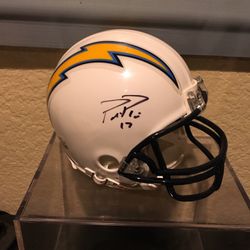 San Diego Chargers Phillip Rivers #17 signed Mini Helmet