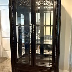 Arched Display Curio Cabinet Armoire - MOVING SALE!