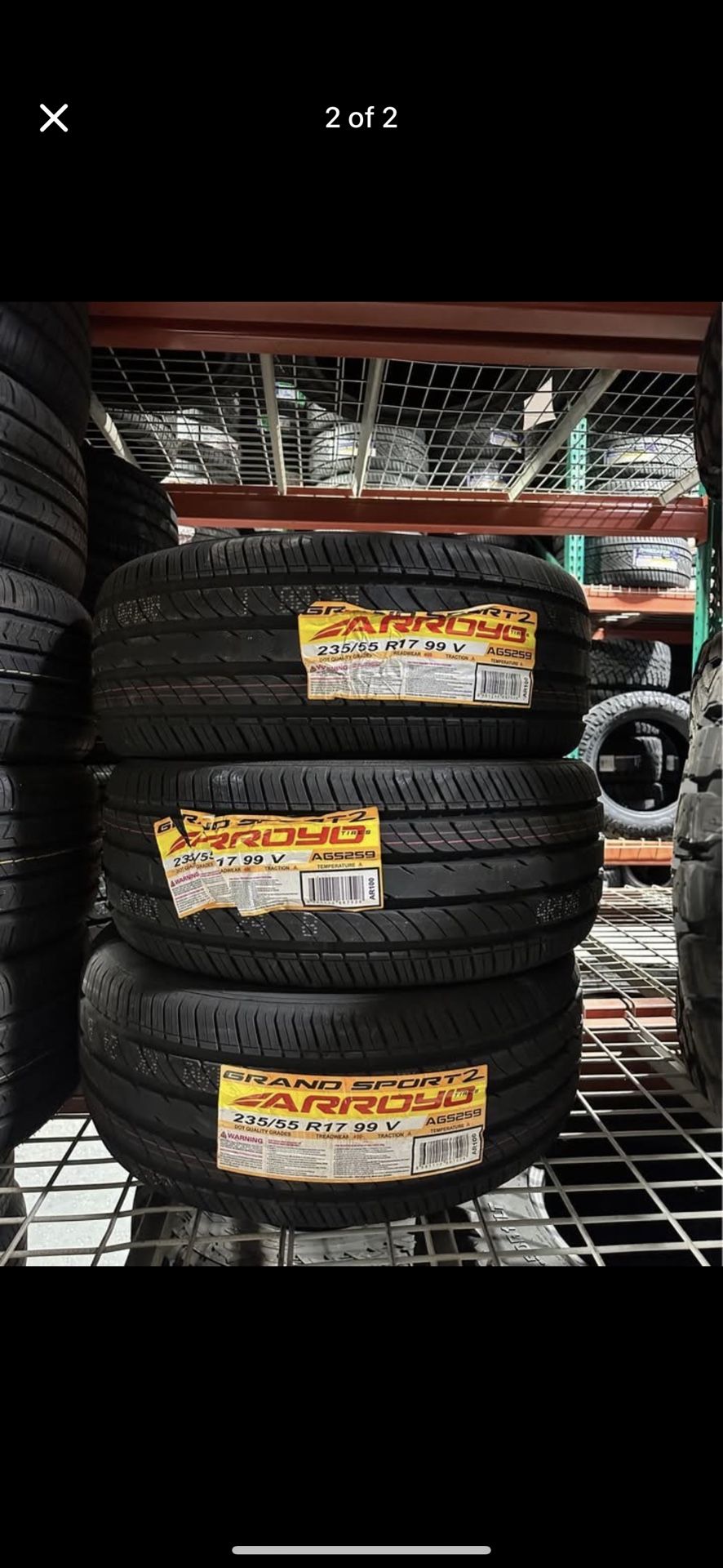 235/55/17 Arroyo Grand Sport A/S 99V Tires