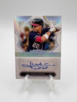 2020 Topps Five Star - Juan Soto #FTP-JS Silver Rainbow Auto /25