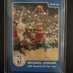 Michael Jordan Star 1985 Rookie Card