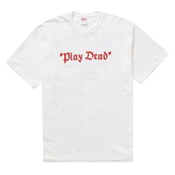 Supreme Play Dead Shirt Size Large