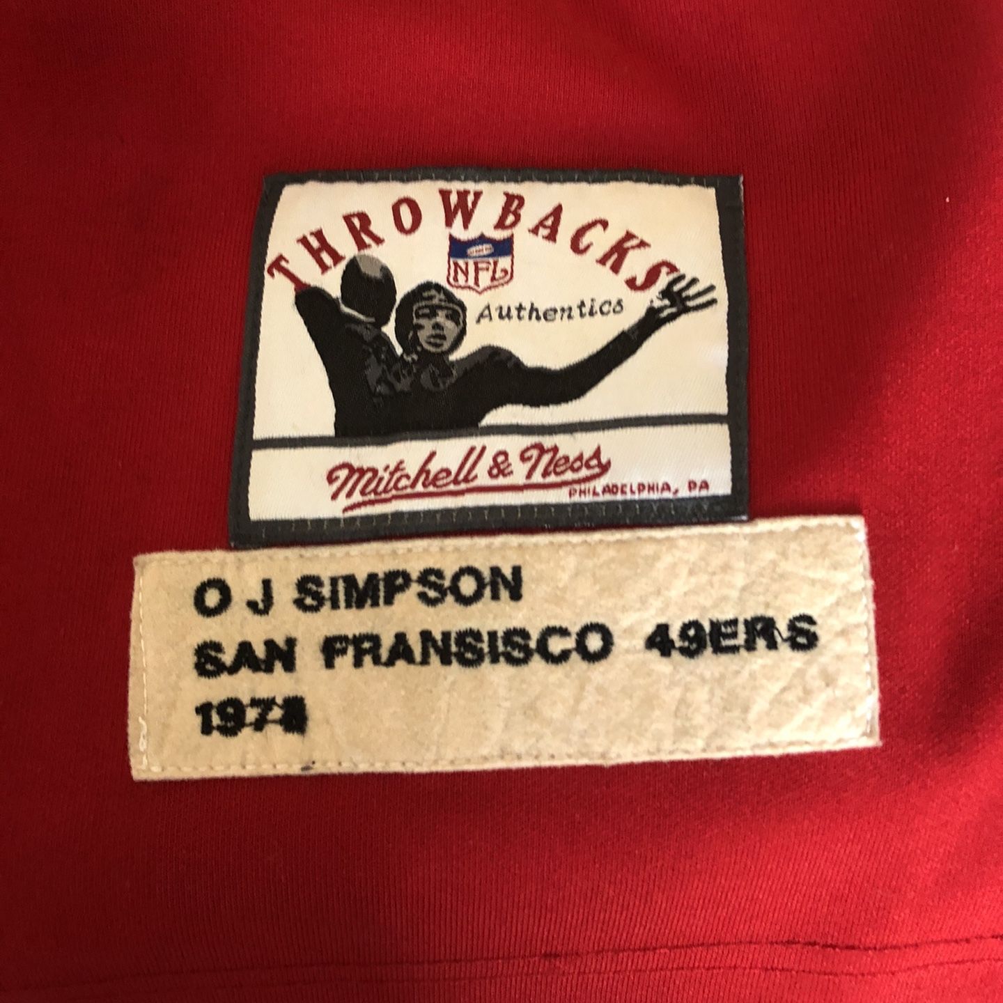 Authentic Mitchell & Ness Sweater Jersey