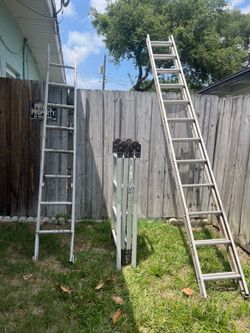 LADDERS (3) Aluminum