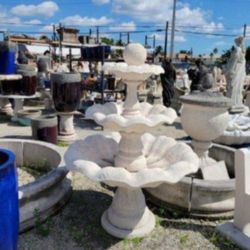 Concrete Fountain / Cement Backyard Garden Outdoor Fountains