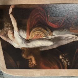 “The Nightmare” (Alternate Version) by Henry Fuseli – 16x20” Stretched Canvas Reprint
