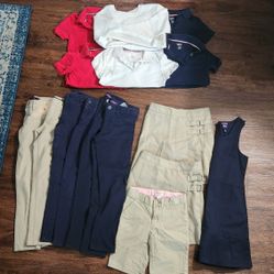 Girls Size 7/8 Uniform Lot