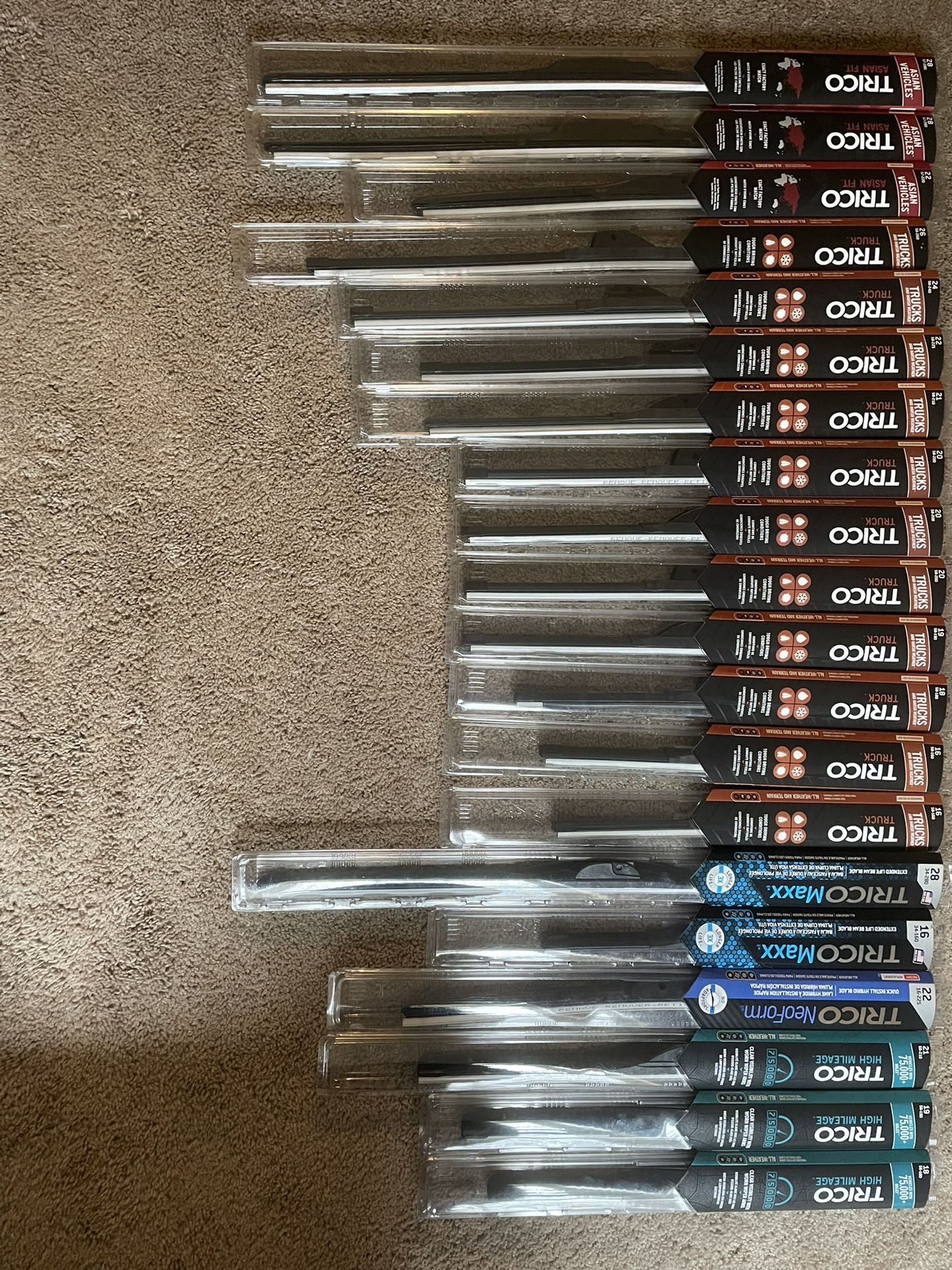 New Trico Windshield Wiper Blades