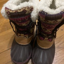Snow Boots Girl Size 4