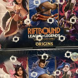 $370  rift bound origins league of legends booster box
