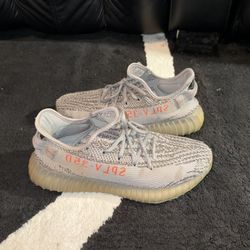 Yeezy Boost 350 V2 Grey And Red - Size 10 
