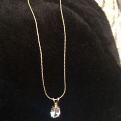 NEW Gorgeous crystal 14kgold plate Necklace