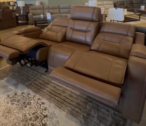 Sofá Reclinable Eléctrico O Manual - Sola Pieza O Juego de 3 en Café, Negro O Gris - $0 De Inicio - 0 Crédito - ENTREGA De Mismo Día
