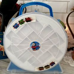 Thomas the tank engine round storage case