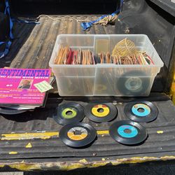 45 size records, rock ‘n’ roll