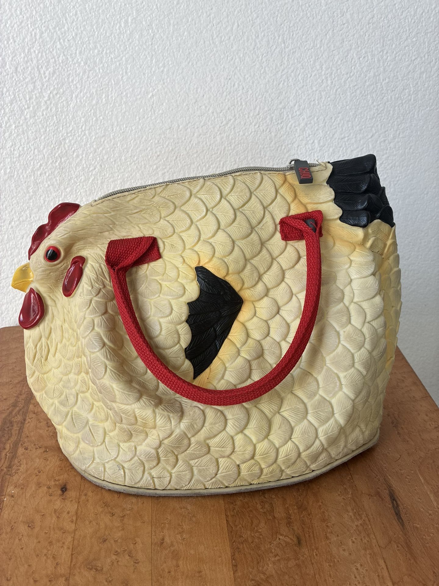 Chiq Chicken Purse Bag Tote Rubber