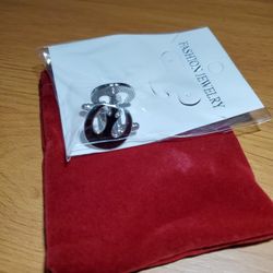 Black Silver Cufflinks (2 Pack)