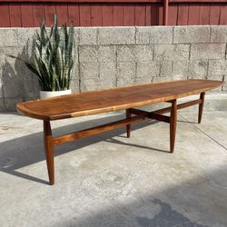 Mid Century Modern Drexel “Declaration” Surfboard Coffee Table 