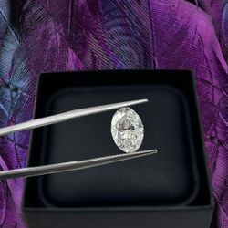 Oval Shape Lab-grown Certified Diamond 💎 