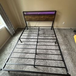 Queen Bed Frame With Lights