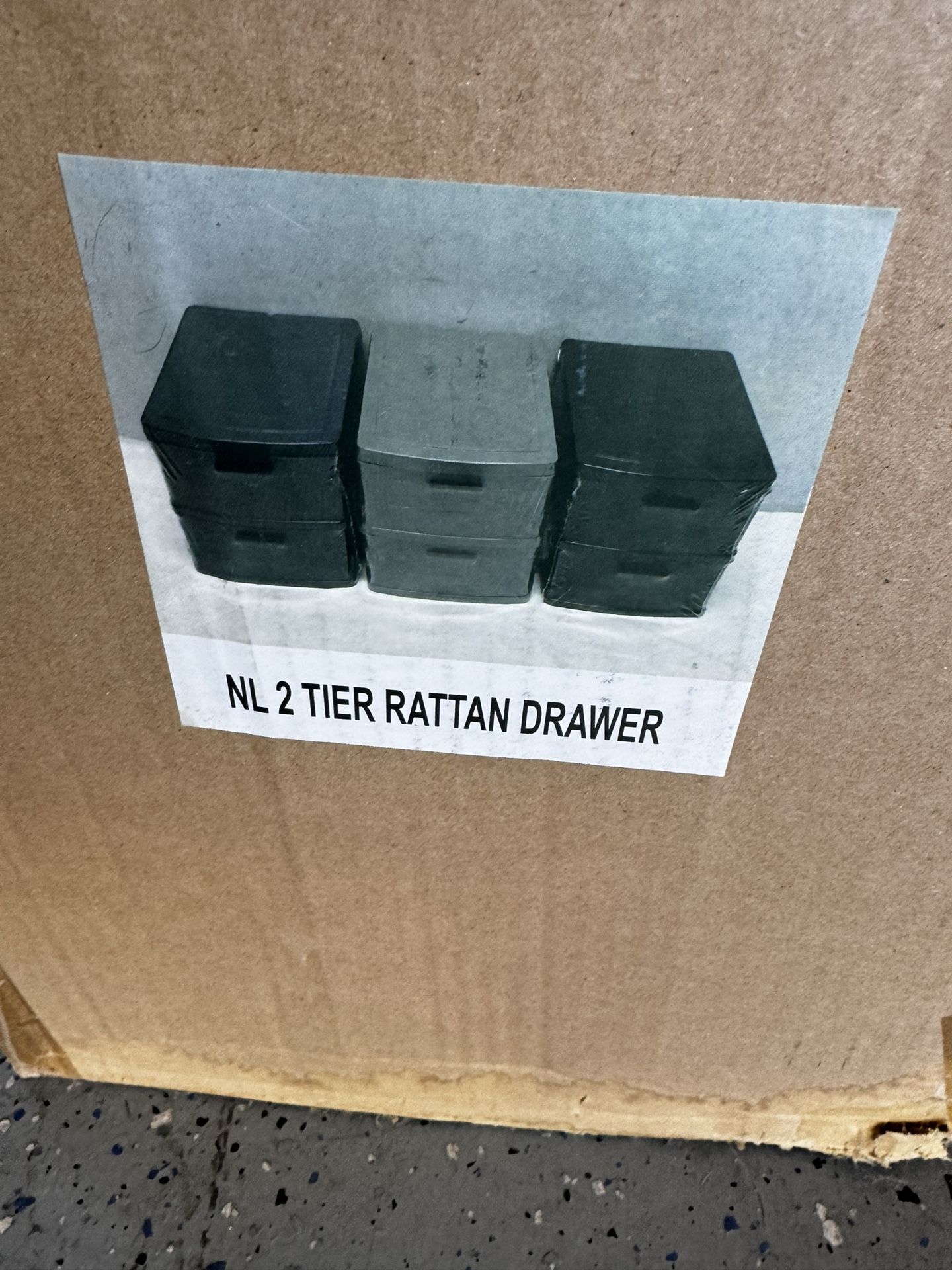 23 Individually Wrapped 2 Tier Plastic Drawers