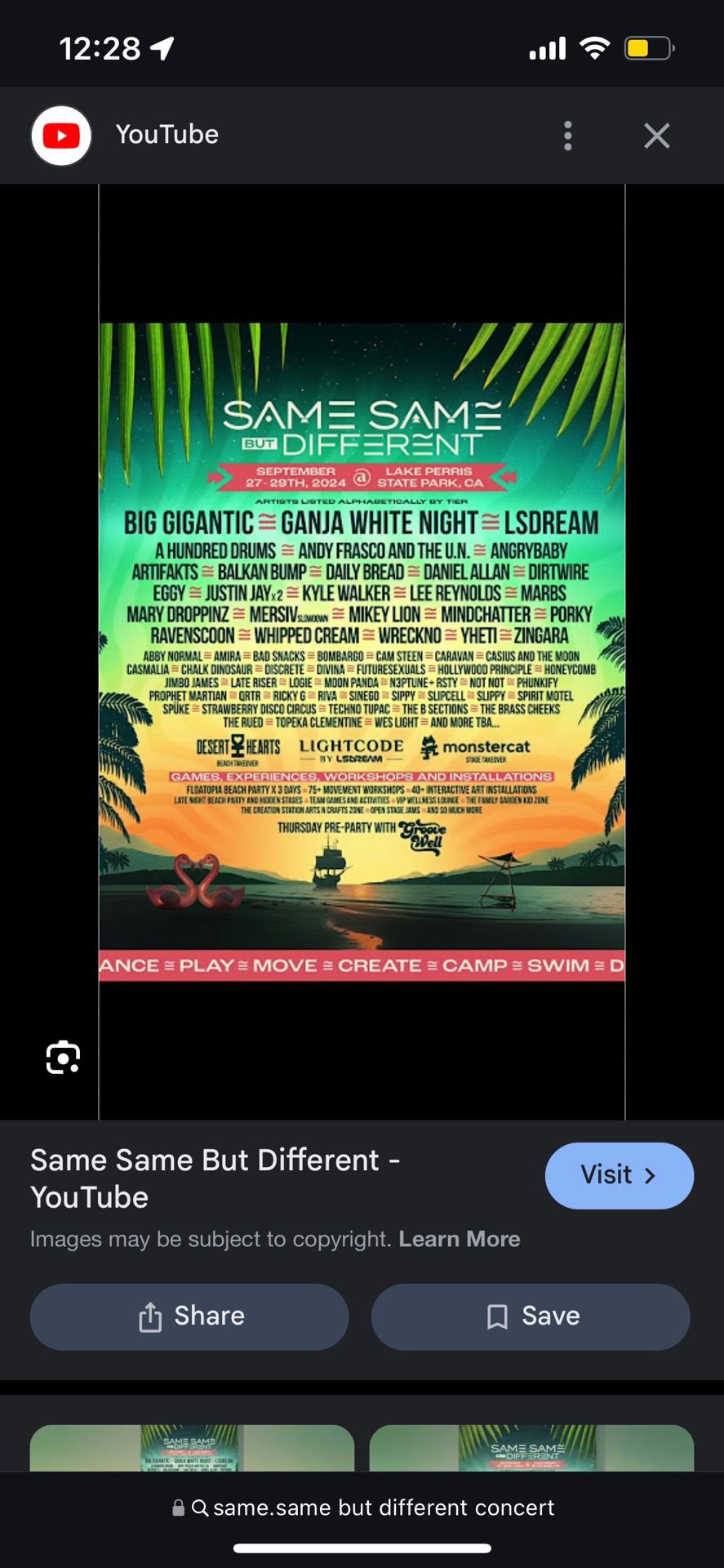 3 Day GA Pass for Same Same But Different