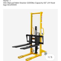 Big Joe 2200 Lbs Pallet Lift