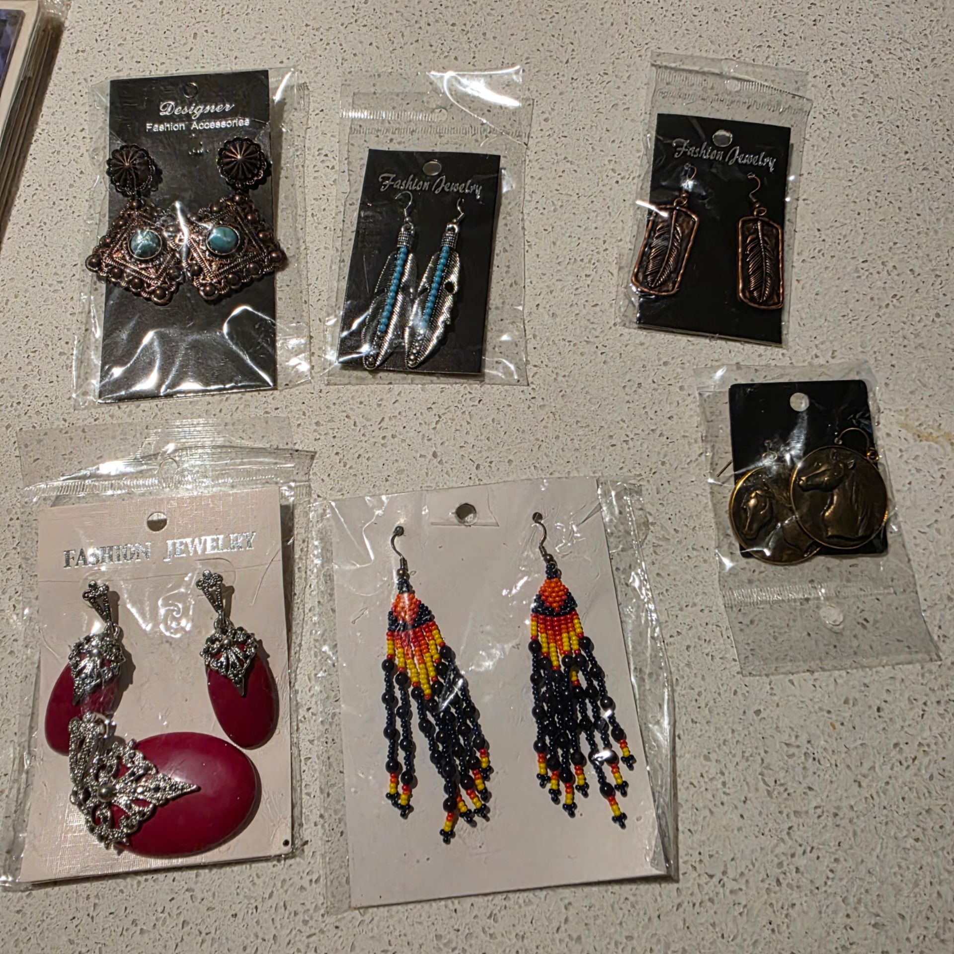 Earrings brand new in package