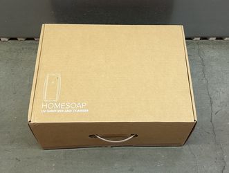 HOMESOAP UV  Light SANITIZER and CHARGER W/Large CAPACITY For CELL PHONES And ACCESSORIES 👀  (please read description)