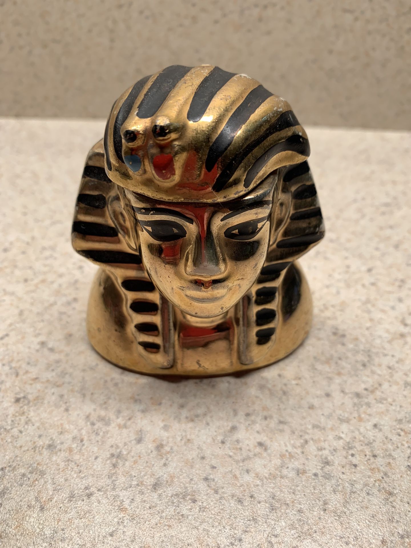 Vintage 1978 Empty Michter’s King Tut Liquor Bottle 