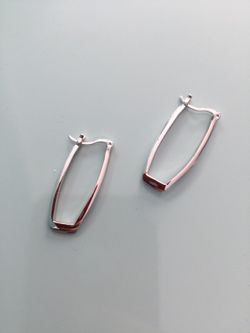 Silver earrings