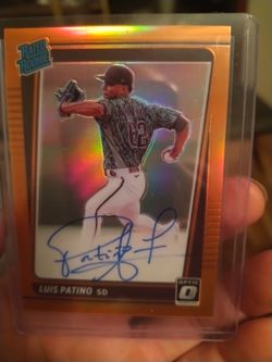 Luis Patino Padres auto Rated Rookie /125