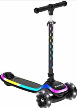 NEW in Box Hover-1 Multi-Color LED Light Scooter for Kids - Adjustable Height up to 110 lbs