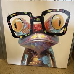 Fun Frog Canvas Print