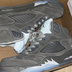 Mens Jordan 5 Wolf Grey