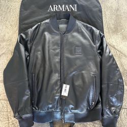 Armani Leather Jacket  $1k+ Retail